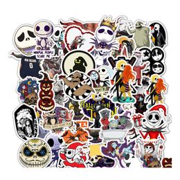 Car Stickers 50 Pcs/Lot Skateboard Zombie Bride Horror For Laptop Pad Bicycle Motorcycle Ps4 Phone Lage Decal Pvc Guitar Helmet Cup Dhzvx