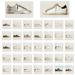 Fashion Basket Golden Shoes Star Sneakers White Distressed Dirty Goose Designer Superstar Men And Women JNJG