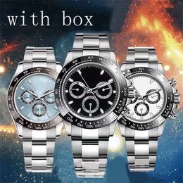 Mens watch 40mm mechanical automatic designer watches all stainless steel 904L ceramic montre de luxe super bright sapphire watch waterproof folding SB019 C23