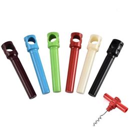 Bottle Opener Simple Practical Red Wine Plastic Screwdriver Home Creative Multi Function Corkscrew Openers Car Kitchen Accessories E0322