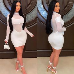 Casual Dresses Women Spring Summer Bodycon Dress White Sexy Party Arrivals Stretchy Mini Evening Club Night Vestidos Drop