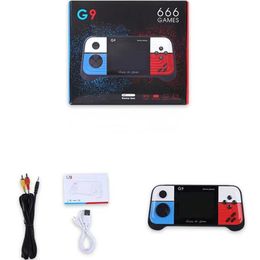 G9 Handheld Portable Arcade Game Console 3.0 Inch HD Screen Gaming Players Bulit-in 666 Classic Retro Games TV Console AV Output With Retail Packing DHL