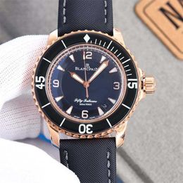 Automatic watch Baopo Blancpain Series Men's Ceramic Mechanical Watches titanium with Light Beauty Luxury and Noble Temperament Men's Watches and Wristwatches N2QO