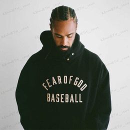 Men's Hoodies Sweatshirts Hip-hop ins Bie wear of god wide shoulder FOG T230322