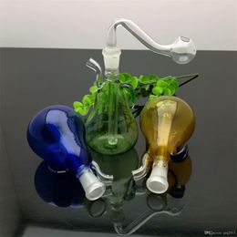 Smoking Pipes Coloured Mini Yali Glass Hotpot Wholesale Bongs Oil Burner Pipes Water Pipes Glass