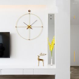 Wall Clocks Art Creative Simple Clock Living Room Luxury Fashion Large Nordic Modern Design Duvar Saati Home Decor
