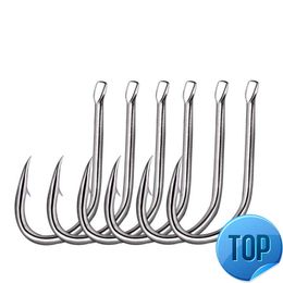 1 Pcs Barbed Fish Hook Fishhook 10PCS/LOT Size1#-Size11# High Carbon Steel Jigging Carp Fishhooks Fishing Tackle