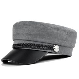 Ball Caps High Quality Casual Military Man Woman Cotton Beret Flat Hats tain Trucker Vintage Black Sport Dad Bone Male 230321