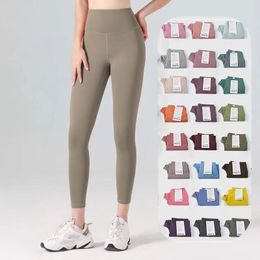 Women's Pants designers yoga leggings pants legging pant sports Straight capri Knee Length Gym High Waist Pant Elastic Fitness Lady Outdoor sweatpants