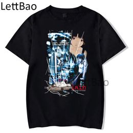 Men s Tracksuits Serial Experiments Lain Tshirt Funny Anime Comfortable Harajuku Streetwear Men Women T Shirt Casual Short Sleeve T shirts 230322