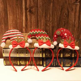 Christmas Decorations Headband Santa Xmas Hair Band Clasp For Children Headwear Head Hoop Hairband Gift