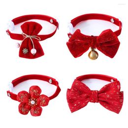 Dog Collars Fashionable Year Necklace Cat Collar Velvet Pograph Prop