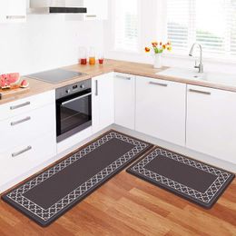 Carpets Nordic Style Kitchen Mat Floor Carpet Home Long Strip Door Washable Bathroom Fashion Simple Modern Decoration