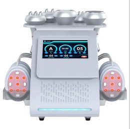 New Ultrasonic slimming 80K Cavitation Face Lift Fat Burn Vacuum RF Slimming Massage Machine 6 in 1 EMS Pads 80K Cavitation Machine