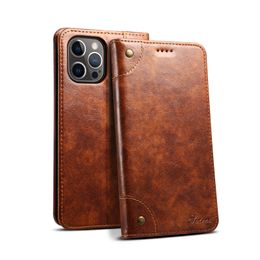 Retro Magnetic Flip Vogue Phone Case for iPhone 14 13 12 11 Pro Max XR XS 7 8 Plus SE2 SE3 Sturdy Multiple Card Slots Leather Wallet Clutch Bracket Protective Shell