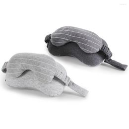 Pillow Eye Mask Two-in-one U-shaped Jersey Foam Particle Neck Home Nap Travel