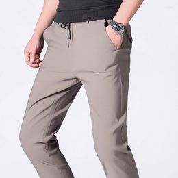 Men's Pants Summer Thin Casual Men Classic Simple Solid Wild Cotton Spring Korean Fashion Vintage Khaki Trousers 2023