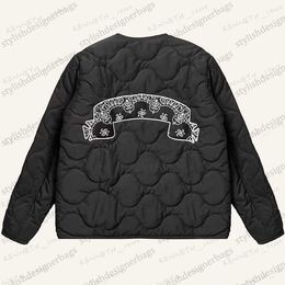 Men's Jackets ASK solid Colour high street cashew flower women's fashion embroidery scroll casual T230322