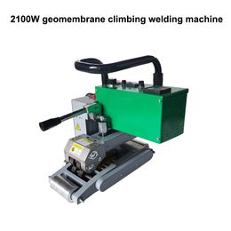 2100W Geomembrane Climbing Welding Machine 900 HDPE Liner Welder Overlap Wedge Welder Plastic Film Hot Melt Welding Machine