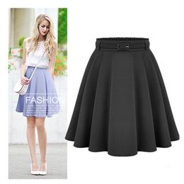 Skirt's Casual Medium Kneelength Skirts Retro Stylish Female High Waist Ball Gown Femininas Vintage Women Long Skirt 230322