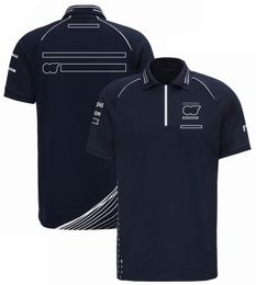 Formula F1 racing suit T-shirt 2023 New F1 short-sleeved team suit Polo shirt customized for men and women in summer quick-drying shirt