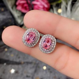 Stud Earrings CAOSHI Fashionable Design For Women Brilliant Zirconia Delicate Female Wedding Accessories Stylish Jewelry Gift