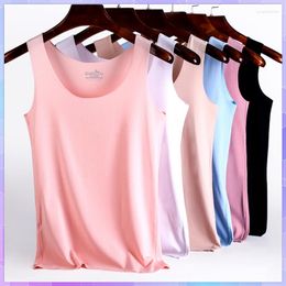 Women's Tanks Solid Sexy Women's Tank Top Female Summer Ladies Ice Silk Basic Tops Vest Elastic Cotton Camis Sleeveless Backless