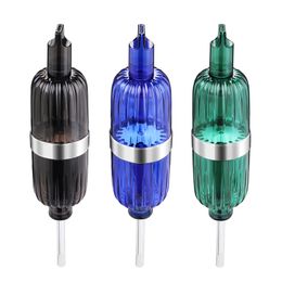 Water Philtre Nectar Smoking Pipes Dab Straw Pipe Kit 2 IN 1 Dry Herb Tobacco and Nectar Hand Dabber Flat Mouthpiece