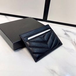 Unisex Card Pack Fashion Black Coin Purses High-Quality Top Designers Bags Mini Classic Wallets Luxury Purse Vintage Wallet Wholesale