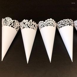 Gift Wrap Wedding Confetti Cones Holder Support For Decoration Kraft Paper Box Tray