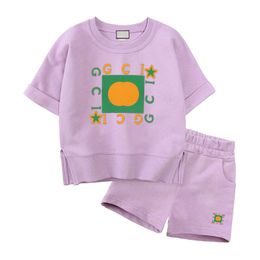 in Stock Designer Baby Girls Boys Clothing Sets Children Casual Clothes Spring Kids Vacation Outfits Summer t Shirt Short Pants 2pcs