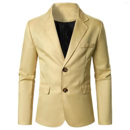 Men's Suits Mens Formal Business Dress Wedding Casual Premium Stretch Slim Button Pocket Classic Fit Blazer Stripe Suit Coat Men Elegant Out