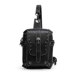 Waist Bags 2023 New Bag Female Steampunk Single Shoulder Messenger Bag Locomotive Mobile Phone Wallet Underarm 230323
