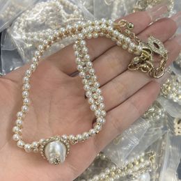 New Fashionable female necklace brand Hot Pearl Chain channel Planet Necklace Saturn Pearl Necklace Satellite Clavicle Chain Punk Atmosphere kx5b
