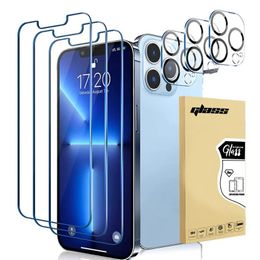 Screen Protector Protective Film Camera glass for iPhone 14 13 12 Pro X Xs Max Samsung A71 A21 LG stylo 6 Aristo 5 Tempered Glass factory Wholesale