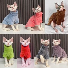 Cat Costumes Hairless Clothes Winter Coat Hoodie Sphynx Kitten Sweater B03E