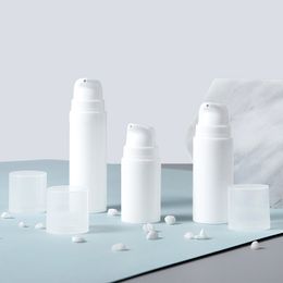 Perfume Bottle 20pc 5/10/15ml White Plastic Liquid Dispenser Empty Face Eyelashes Cosmetic Bottle Cleaner Soap Dispenser Foam Bottle 230323