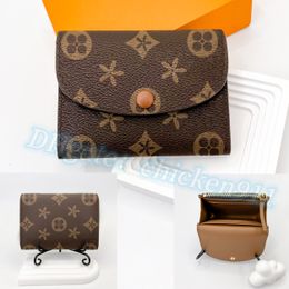 M41939 portamonete rosalie portafoglio louiseity Porta carte Luxurys Borsa firmata Portamonete da uomo Portacarte da donna Portafogli popolari in vera pelle Porta carte Portamonete