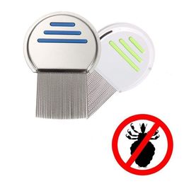 Dog Grooming Terminator Lice Comb Professional Stainless Steel Louse Effectively Get Rid For Head Lices Treatment Hair Removes Nits dh998
