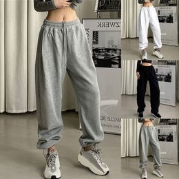 Women's Pants Capris Women pants Black Jogging Sweatpants Women for pants Baggy Sports Pants Grey Jogger High Waist Sweat Casual Female Trousers 230323