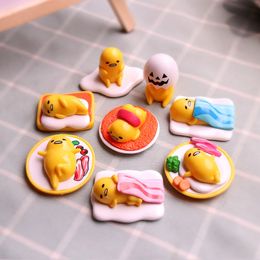 Blind box Japan Anime Gudetamas Yolk Lazy Eggs Toy Doll Small Figurines Box Figures Kids Gifts Table Car Decoration 230323