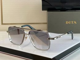 DITA Sunglasses Mach Six Johnson High Quality Designer Sunglasses Fashion Retro Luxury Brand Glasses Fashion Design Metal Ribbon Box Pilot Sports Fitness 439