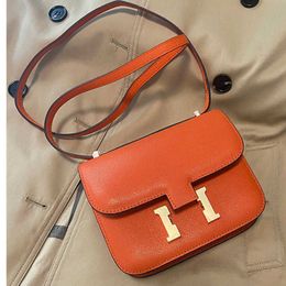 Bag 2023 new spring and summer one sling shoulder messenger bag leather women's senior stewardess tofu underarm