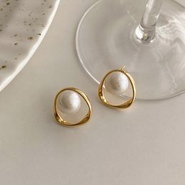 Stud Pearl Earrings for Women Jewellery Earing Fashion Delicate Crystal Rhinestone Woman Earrings