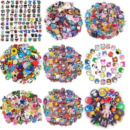 Shoe Parts Accessories 100 120 Lot Of Charms Bks For Crock Clog Bubble Sliders Different Pvc Variety Cute Shapes Charm Kids Boys Gir Ote64