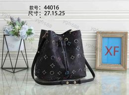 High quality designer handbags drawstring bags luxury women purses brown flowers fashion classic bucket bag Crossbody Bags Wallet Evening Messenger Totes