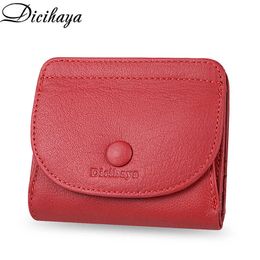 Wallets DICIHAYA Women's Wallet Small and Slim Leather Purse Women Wallets Cards Holders Short Women Coin Purse Small Ladies Wallet Z0323