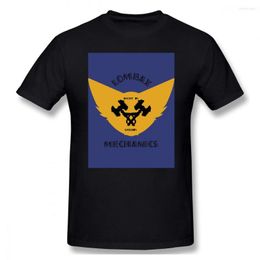 Men's T Shirts Ratchet Clank Quartu Gadgebots Game For Lombax Mechanics Funny Crewneck Cotton 2023 T-shirt