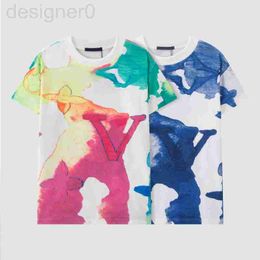 Men's T-Shirts popular 2021 Stylist Designer t shirt Fashion Alphabet-Print Summer Short Sleeve Black and White High Quality S-2XL#08 LH6L