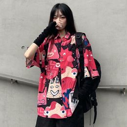 Women's Blouses XEJ Harajuku Chiffon Blouse For Women Women's Buttoned Shirts Summer 2023 Pink Top Tops Korea With